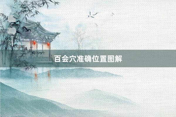 百会穴准确位置图解